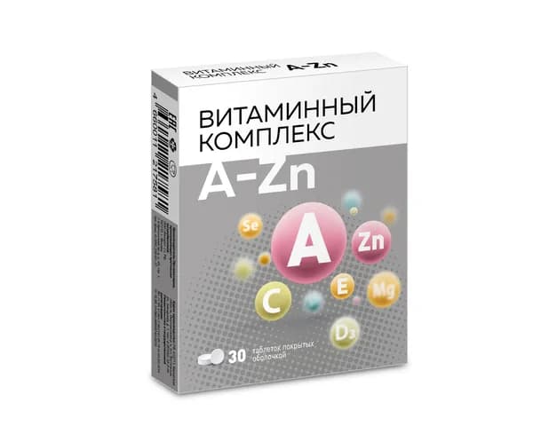Витаминный комплекс от А до Цинка табл x30