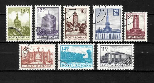 1961 Румыния, Архитектура - Марка набор, CTO