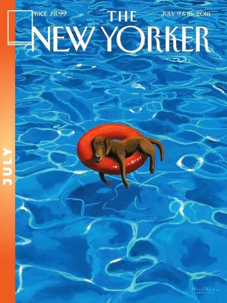 Постермания Постер "The New Yorker Лето Июль 2018", 30х20 см