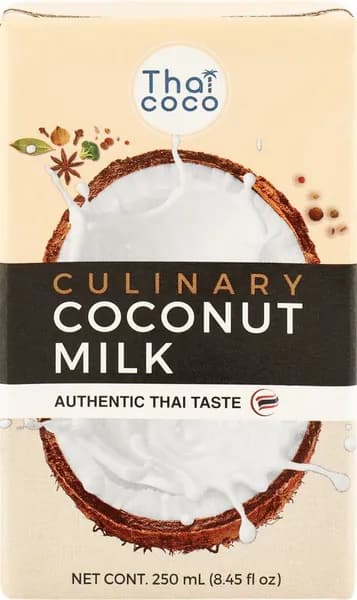 Напиток растительный THAI COCO Кокосовый, 250 мл x 3 упаковки