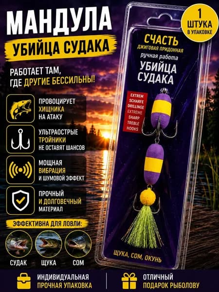 Мягкая приманка для рыбалки, 95 мм