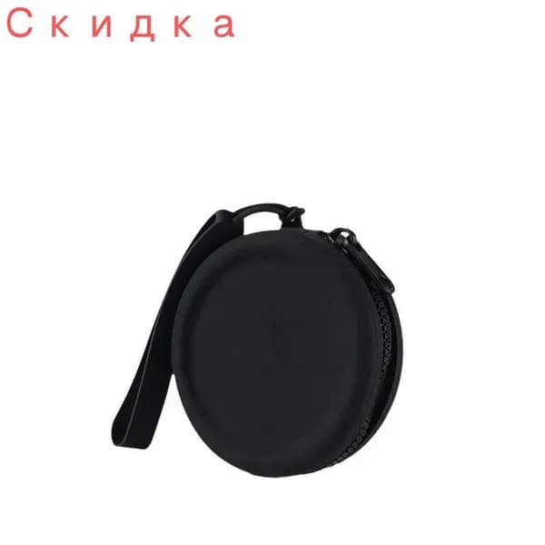 1 шт., Черный силиконовый мешочек для лакомств для собак, карманный размер, легко моется, без запаха, на молнии, влагостойкий, дорожная сумка для прогулокm