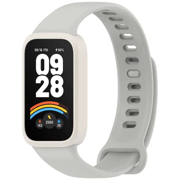 Двухцветный силиконовый ремешок для Redmi Band 3 M2434B1 Xiaomi Smart Band 9 Active