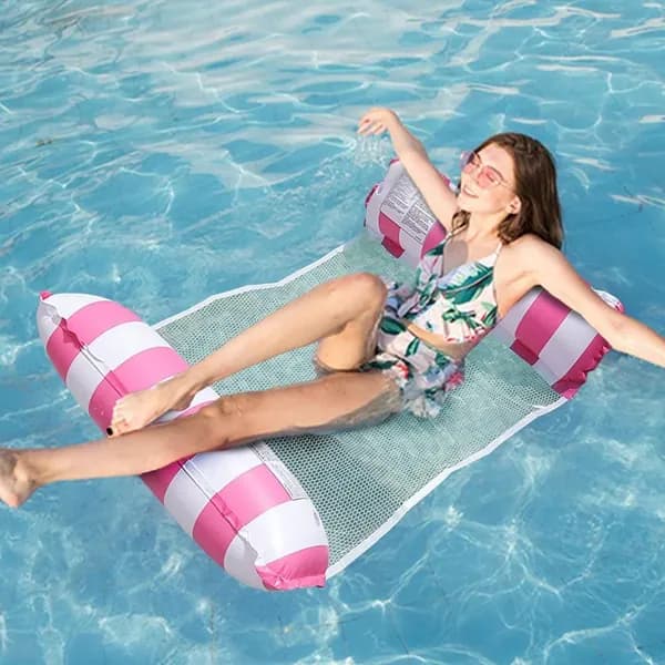 надувной водяной гамак, водяное кресло с откидывающейся спинкой