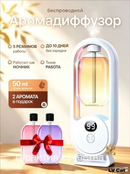 Аромадиффузор ультразвуковой wang-wen-ru_493660328058, белый