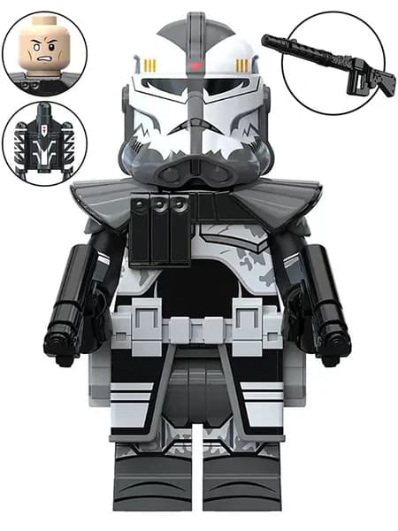 Фигурка Star Wars Звёздные Войны, солдат-клон Волчьей Стаи, конструктор