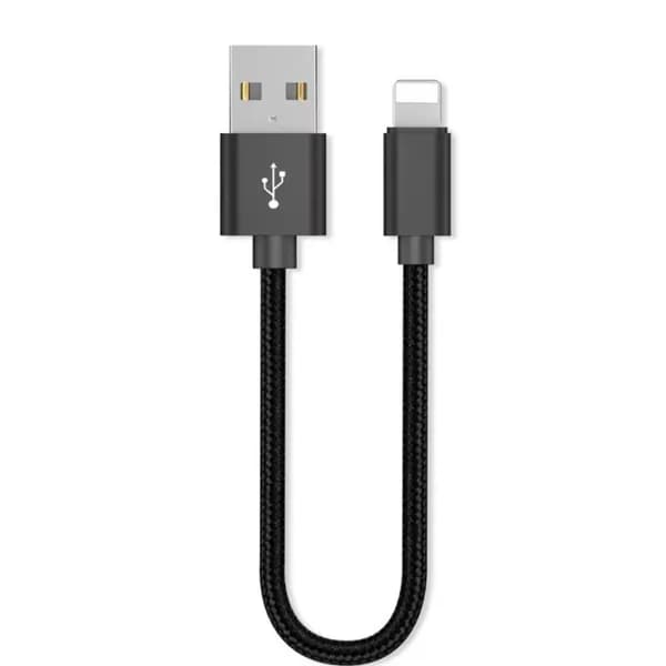 Кабель для мобильных устройств, 0.25 м, черный