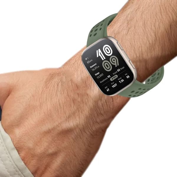 Силиконовый ремешок для часов Amazfit Bip Max и BiP6, 22 мм, цвет армейский зелёный