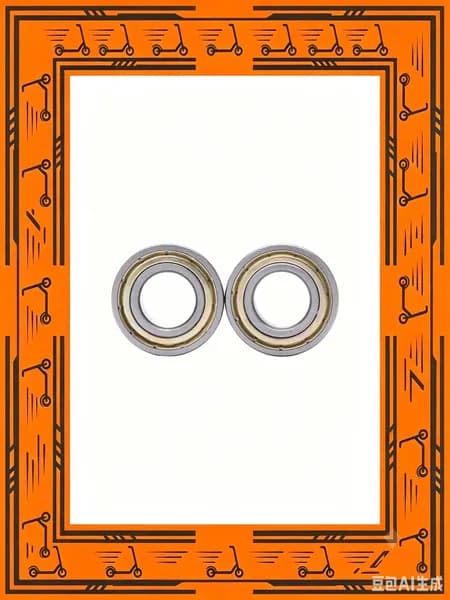 Подшипники 6002RS серебр. для Ninebot Max, 35мм, 20мм, 40г, высокоэффективные, подходят для ES2 E22