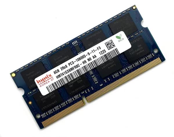 Hynix Оперативная память DDR3 8Gb 1333 MHz SODIMM PC3-10600S для ноутбука DDR3, 1333 МГц, 1 x 8 ГБ (HMT41GS6MFR8C-H9)