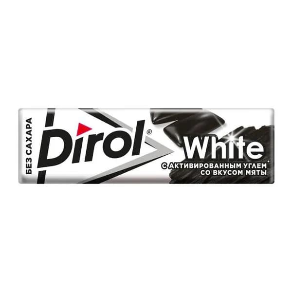 Жевательная резинка Dirol Мята с углем 13.6г