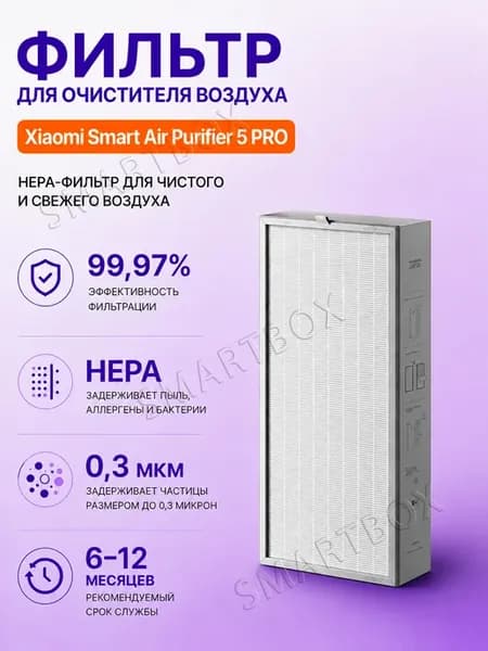 Фильтр для очистителя воздуха Air Purifier 5 Pro