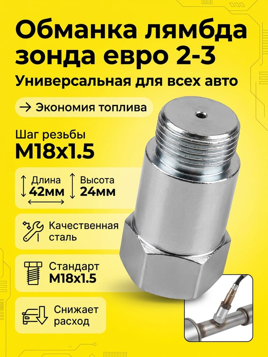 Обманка датчика кислорода, лямбда-зонда евро 2/ евро 3