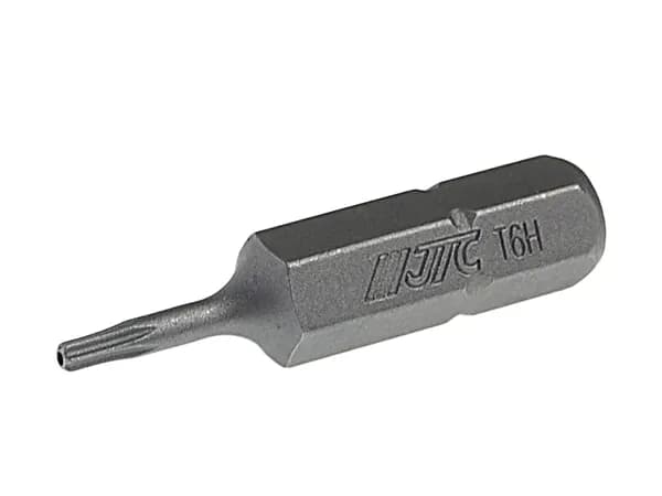 Бита для шуруповерта 1/4" торкс TORX T6Hх30мм, арт JTC1143006 JTC