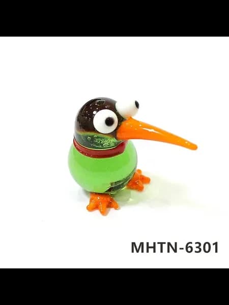 Стеклянная птица киви, MHTN-6301, зеленая