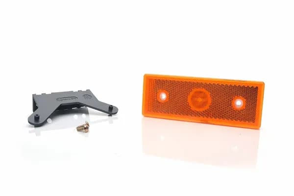Фонар габаритный 12-24V LED желтый (WAS)