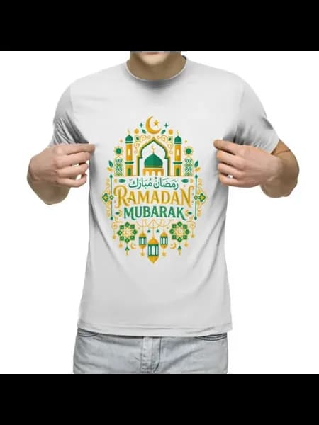 Футболка с принтом на рамадан мубарак ramadan ислам мусульма