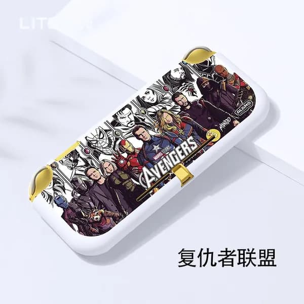 Чехол для Nintendo OLED матовый мягкий Marvel Spider-Man док-станции Switch Lite