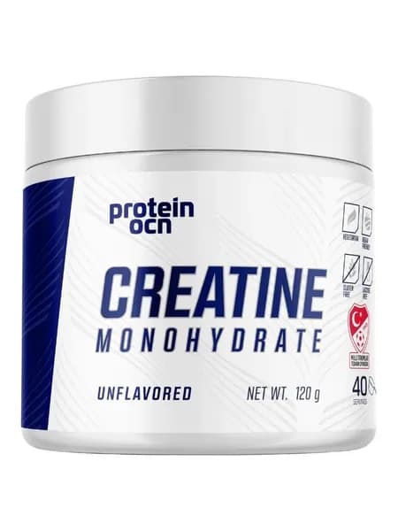 Protein Ocean Creatine Monohydrate, креатин моногидрат, микронизированный, без вкуса, 120 г