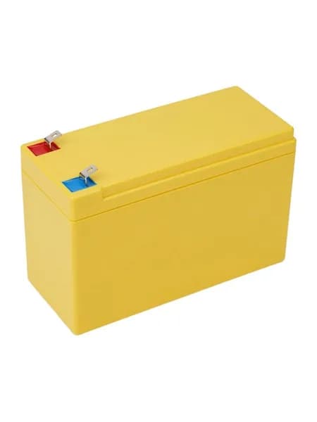 Корпус-кейс для сборки аккумулятора 12V 7Ah под 18650, пустой бокс с держателями и никелевыми лентами