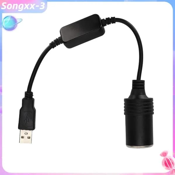 USB прикуриватель 5V to 12V, удобный адаптер для автомобильных устройств