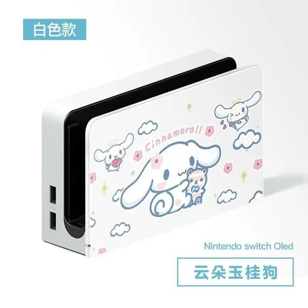 Прозрачный жесткий чехол Switch Cinnamoroll Pochacco OLED док-станция коробка для игровых карт