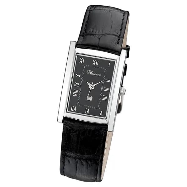 Мужские серебряные часы Platinor Одиссей, арт. 50200.515