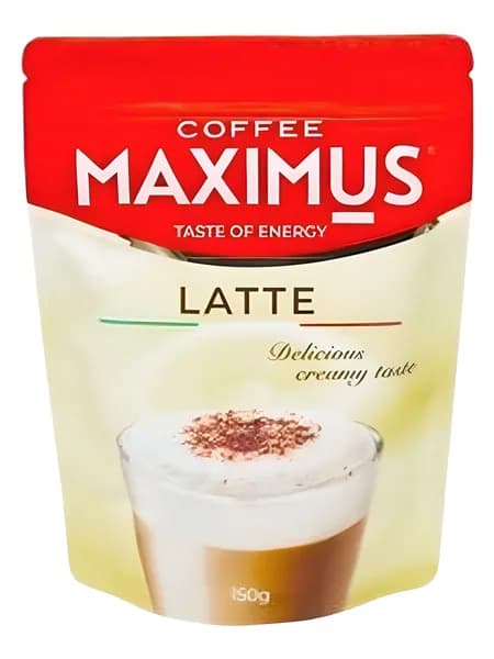 Напиток кофейный растворимый Latte ТМ Maximus 150г