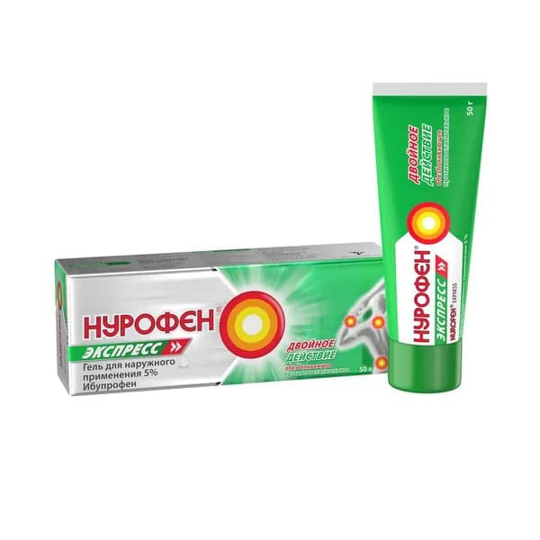 Нурофен® Экспресс гель для наружного применения 5% 50г от боли