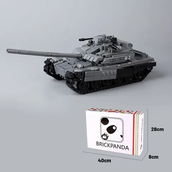 Конструктор "Советский танк Т-72" из ABS-пластика, 420 деталей - Детализированная модель 1:35 для сборки, коллекционный военный декор