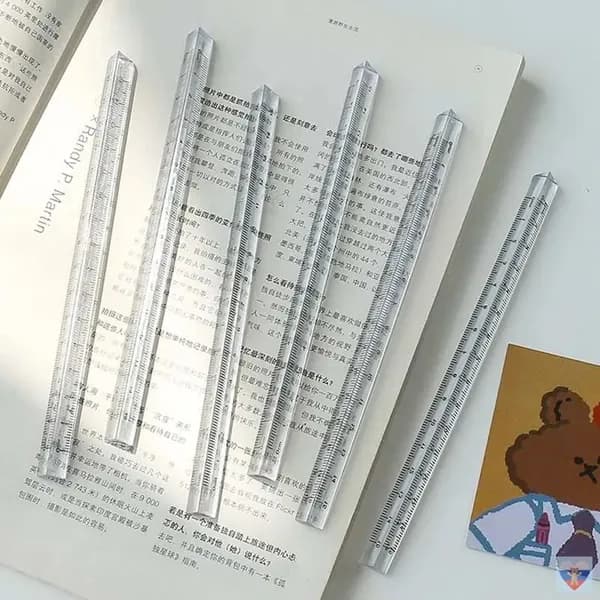 15cm / 20cm Треугольник для студентов Прозрачная линейка
