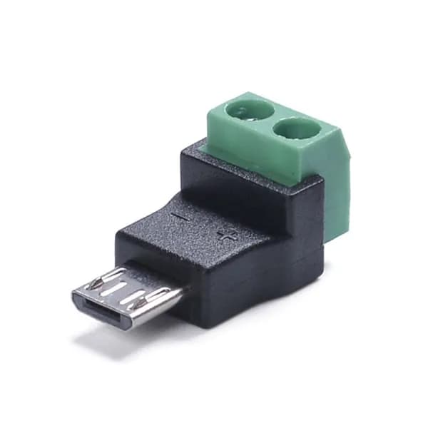 Зарядные разъемы MicroUSB к 2-контактным терминалам 5В для телефонов и игрушек