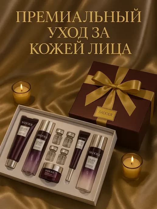 Подарочный набор косметики для женщин уход 45+ 55+