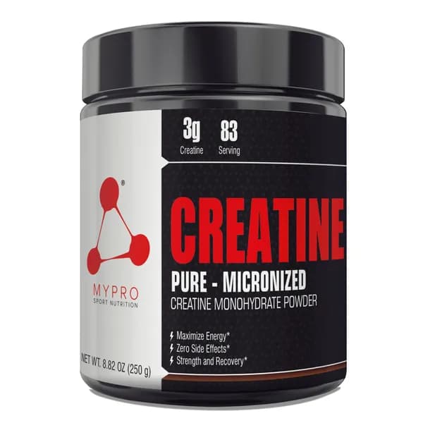 Mypro Sport Nutrition Креатин моногидрат, быстрое восстановление, для спортсменов, 250 грамм