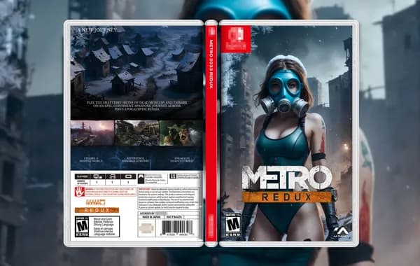 Metro Redux / Эксклюзивная Обложка для Кейса Nintendo Switch.