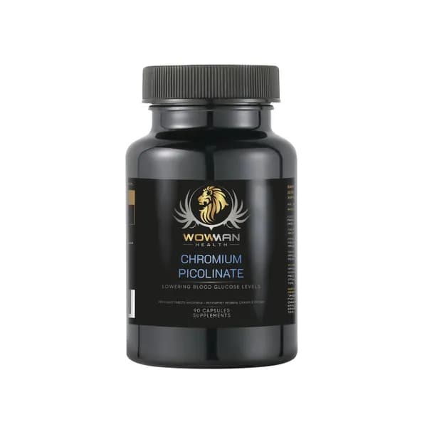 Пиколинат хрома Chromium picolinate 500 мг 90 капсул WowMan WMCHROMPINK090