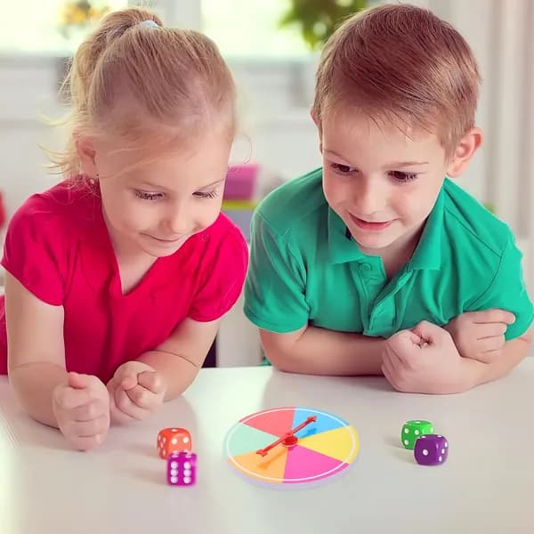 Игровое колесо с пластиковой стрелкой из кт-платы для вечеринок, 2 шт