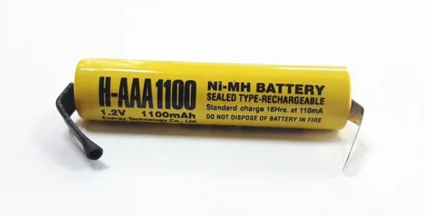 Аккумулятор Energy Technology AAA OEM Low Self Discharge H-AAA1100T 1.2v 1100mAh Ni-Mh (с пластинами) , 1шт.