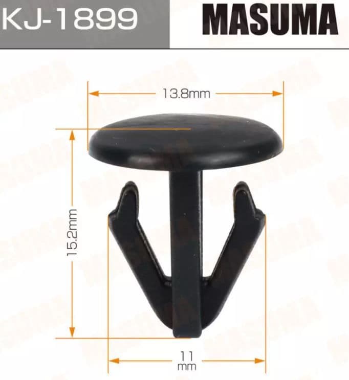 Клипса автомобильная KJ-1899 (Subaru) 1 шт. MASUMA