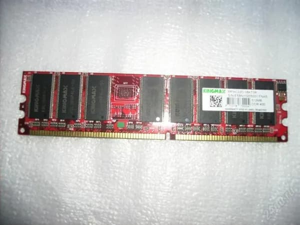 KINGMAX Оперативная память DIMM DDR1 DDR, 400 МГц, 1 x до 1 ГБ (MPXC22D)