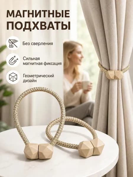 Подхваты для штор, держатель для штор, 2шт