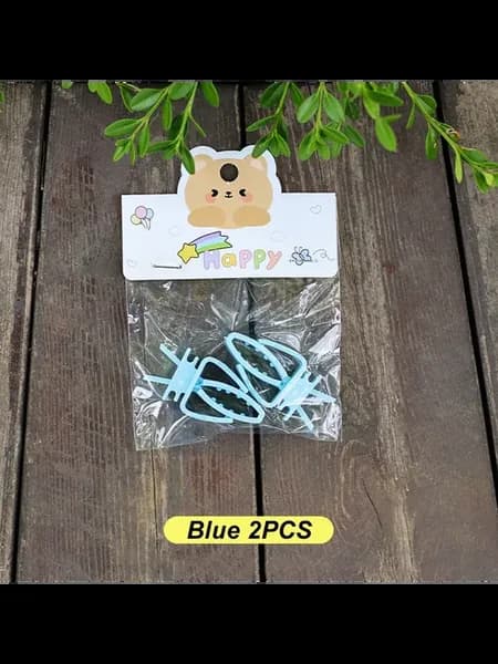 Набор держателей для корма для птиц из пластика Синий, Blue