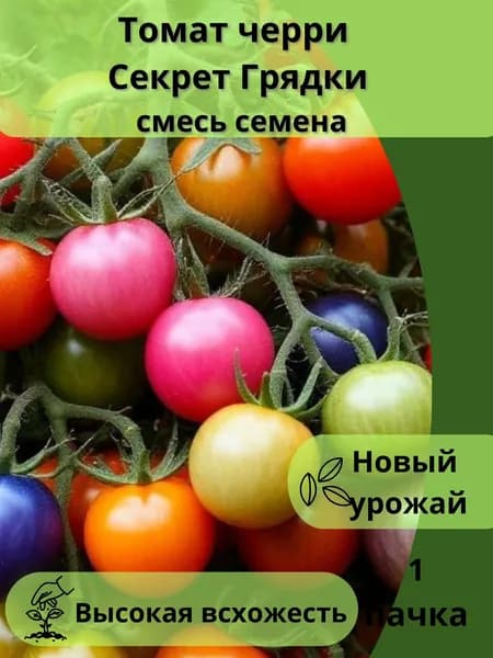 Томат черри Секрет Грядки смесь, семена 10шт