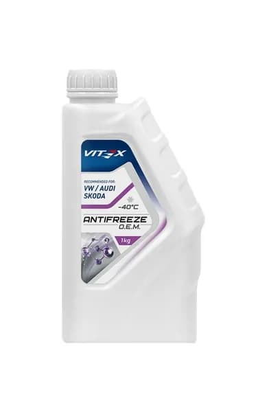 Vitex O.E.M. for VW Audi Skoda (G12++) -40 1кг антифриз (фиолетовый)