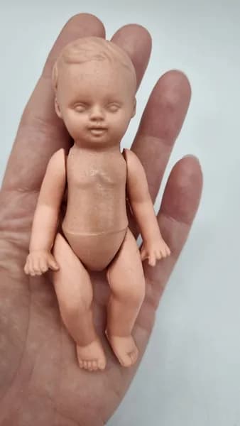 Винтажный пупсик ГДР 11 см