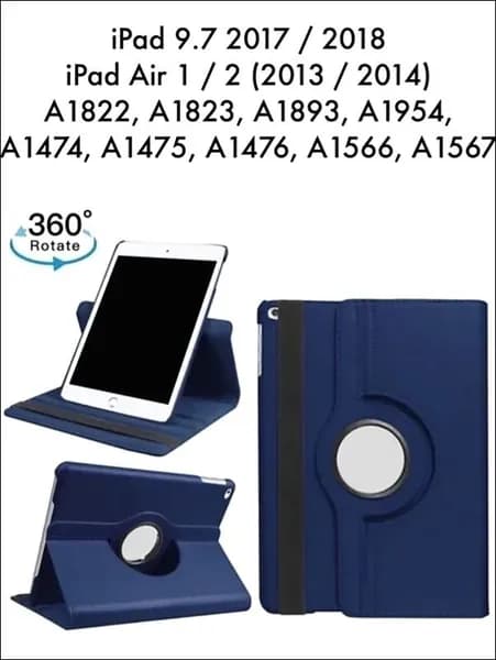 Для 360 градусов вращающийся кожаный чехол для iPad 5/6/Air 1/2/ 9.7"