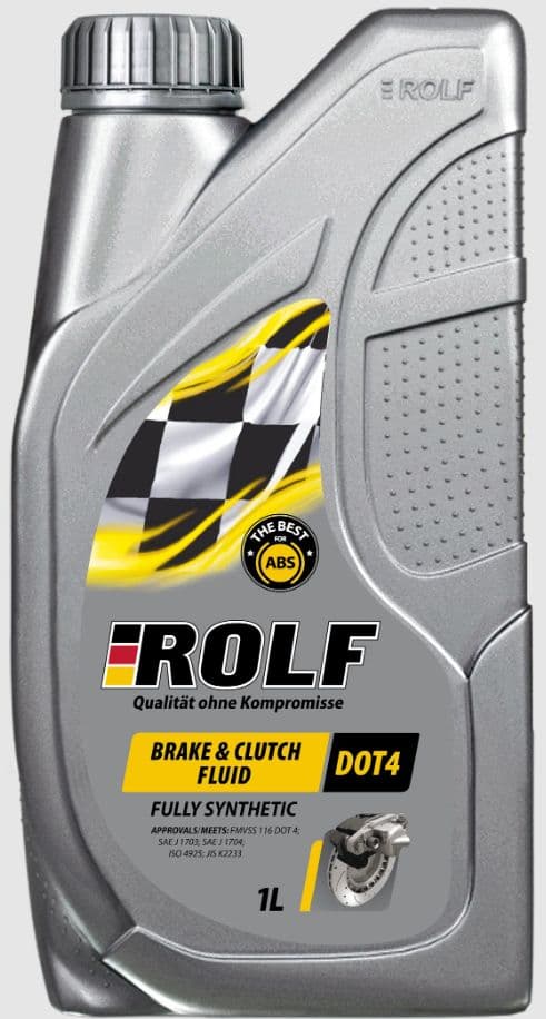 Тормозная жидкость ROLF Brake&Clutch Fluid DOT-4 910 гр. 322205