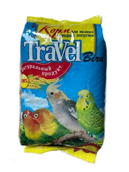 Зерносмесь "TraVel " 0.9кг корм для мелких, волнистых и средних попугаев