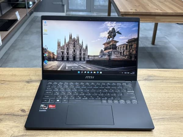 MSI Игровой ноутбук 14", AMD Ryzen 5 7530U, RAM 16 ГБ, SSD 512 ГБ, AMD Radeon, Windows Pro, черный, Русская раскладка