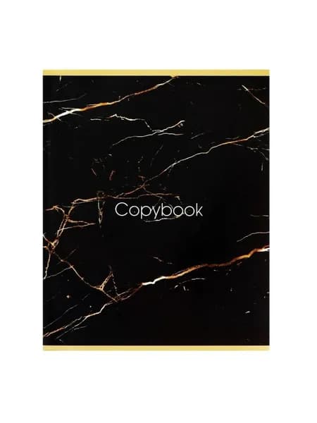 Тетрадь 96 л в клетку Calligrata Мрамор тёмный , микс, 1шт